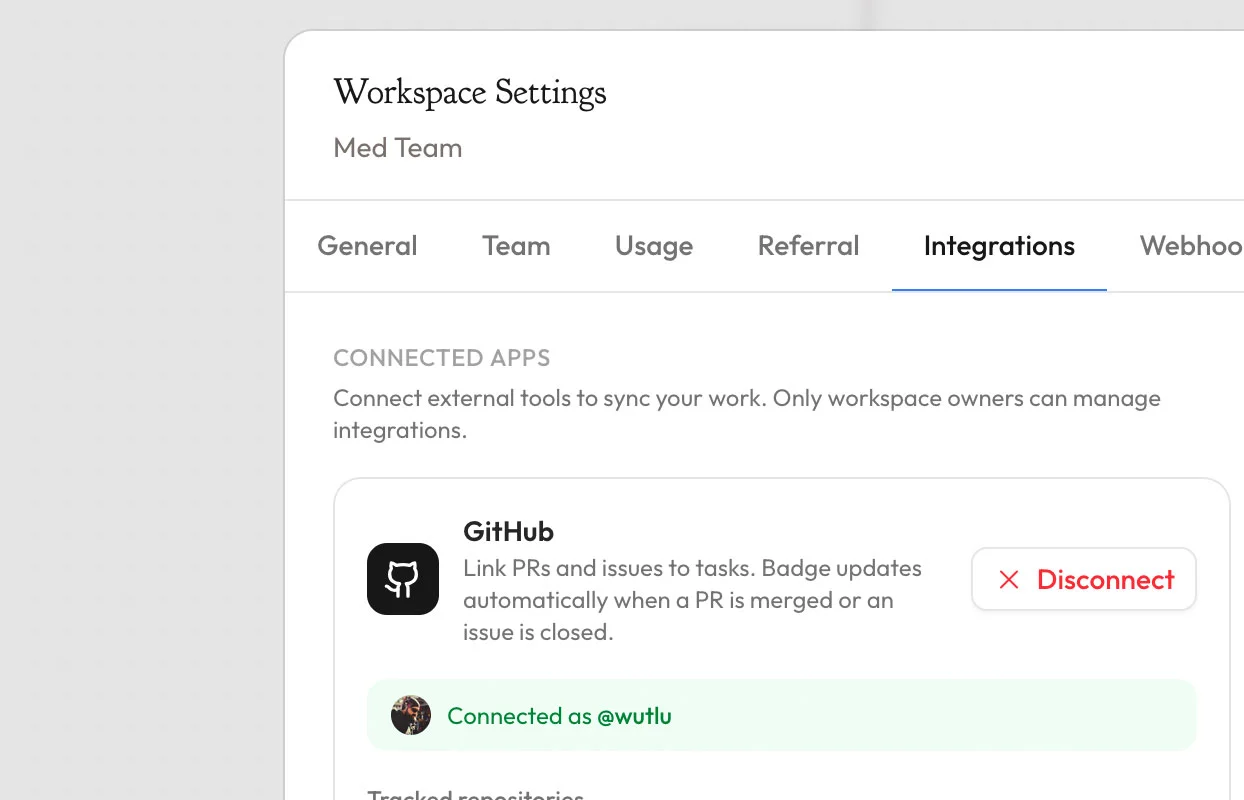 is.team GitHub integration